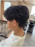 フェザーパーマリバースセンターパートメンズパーマ千葉駅保立