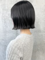 モリオ(morio)&nbsp;黒髪　外はねボブ