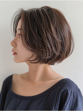 モードケイズ 調布店(MODE K's) ミディアムレイヤーカット_韓国顔周り前髪カット調布ブリーチ