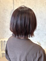 ディーヴァヘアーエズ(DIVA hair Eze)&nbsp;小顔レイヤーボブ/カシスピンク×透明感20代30代