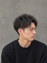 ラベルム バイ エーケー メンズ(La Belleme by AK for Men)&nbsp;アッシュブラウン束感ショート