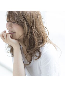 ヘアーアンドメイク シーク 八王子(HAIR&MAKE SeeK) ハイグレージュ×ヌケ感ウェーブ