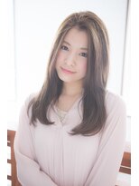 アクシス ヘアーデザイン(AXIS hair design) 愛され女子のストレートワンカール。[相模大野駅]