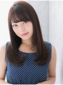 ＊LOREN＊新社会人も◎黒髪、暗髪◎イルミナカラー小顔ロング