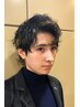 オーガニックヘッドスパ＋メンズカット＋ダメージレス潤いパーマ　