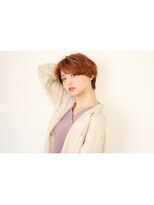ウタ&nbsp;【uta 浮田】マッシュショート×オレンジベージュハイライト