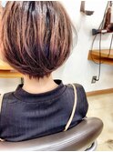 骨格矯正カット×ショートボブ