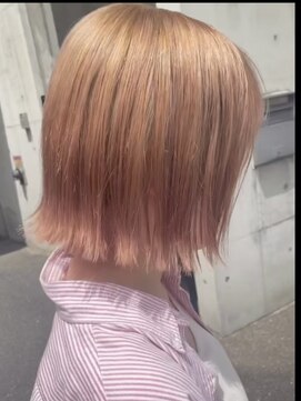 フェイバー 警固店(FAVOR) ハイトーン切りっぱなしボブ/パーソナルカラー診断/オージュア