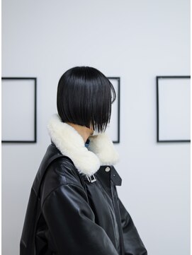ノード(NODO) 【モードヘア】黒髪ストレートボブ