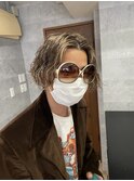 men'sスパイラルパーマ×highlight