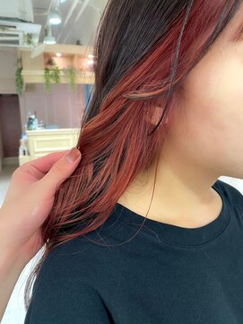 ロンドポレール 北千住(Lond polaire) 【Lond polaire】セクションカラーインナーカラーペールベージュ