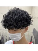 マッシュ×プードルパーマ/メンズパーマ/メンズカット