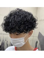 ウェーブ(WAVE)&nbsp;マッシュ×プードルパーマ/メンズパーマ/メンズカット