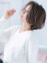 ドクターズ サロン ラブ(Dr's Salon LAB)&nbsp;かきあげバングで大人シルエットな小顔ボブg古河20代30代40代
