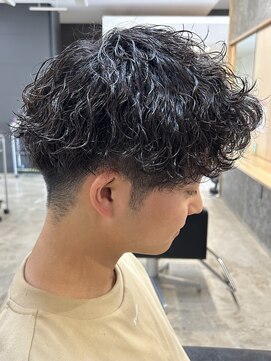 ニアウ 伊勢崎連取店(Niau) メンズマッシュパーマツイストスパイラルパーマ波巻きパーマ