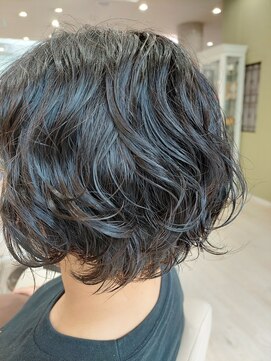 ヘアーズ 本店(HAIRZ) 《HAIRZ》藤井☆大人グラボブショートパーマ