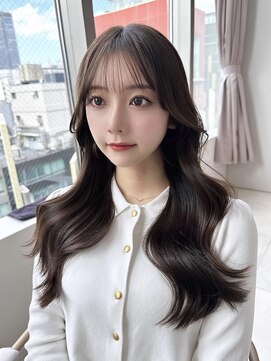 アフロートリノ(AFLOAT Leino) 大人可愛い韓国ヘア　レイヤーカット　くびれヘア　顔周りカット