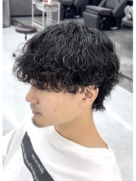 グラム 岡崎北店(gram) ◎波巻きツイスパ/マッシュウルフ/メンズ