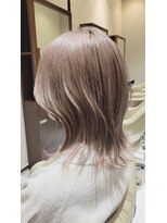 ヘアメイク アリエス 岩切店(HAIR MAKE aries) ミルクティー系くびレイヤー 仙台/韓国風/レイヤーカット/岩切