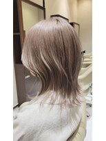 ヘアメイク アリエス 岩切店(HAIR MAKE aries) ミルクティー系くびレイヤー 仙台/韓国風/レイヤーカット/岩切