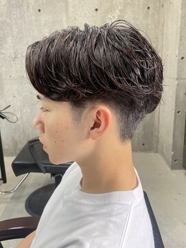 フイ 自由が丘(men's salon Hui) ハイトーンカラー/マッシュパーマ/アースカラー/men's/