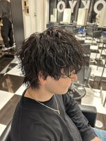 オーシャントーキョー(OCEAN TOKYO) メンズパーマツイスパ波巻きスパイラルマッシュセンターパート