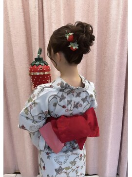 ヘアメイク マリア 福岡天神西通り(hair make MARIA) お団子ヘア