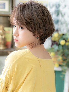 カバーヘア ブリス 上尾西口店(COVER HAIR bliss) ★ショコラアッシュニュアンスパーマショートボブ20代30代★10