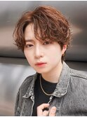 ダークアッシュ/韓国マッシュ/ニュアンスパーマ[池袋駅/men's]