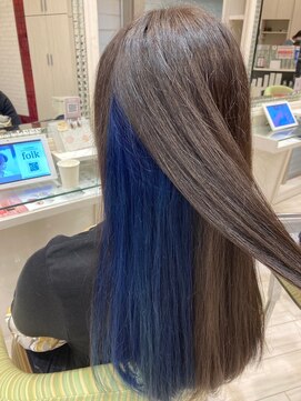 ビス ヘア アンド ビューティー 西新井店(Vis Hair＆Beauty) インナーカラー/ブリーチカラー/ブルーカラー