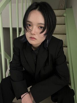 キバ(kva) ▽□□▽中性ウルフ×ネイビーブルー