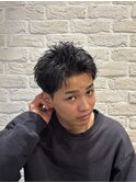 王道刈り上げスパイキーショート