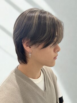 ユウヘアー 師勝店(U Hair) 【U Hair】センターパート/ウルフ/ハイライト/トレンド