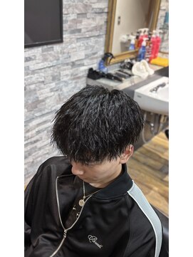 バーバーブロス(BAR BER bro's) ツイストパーマ/浦安/メンズパーマ/ツイストスパイラル/波巻き