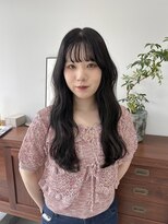 ヘアー アイス 御器所本店(HAIR ICI)&nbsp;夏髪☆シールエクステでつくる透明感ブルーブラック