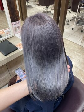 ベースヘアーデザイン(BASE HAIR DESIGN) ラベンダーグレー ケアブリーチ 宇都宮