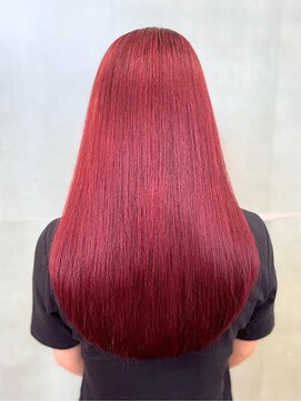イーストハムヘッドショップ(EAST HAM head shop) ケアブリーチ/髪質改善/艶髪ストレート/美髪/艶髪/レッド