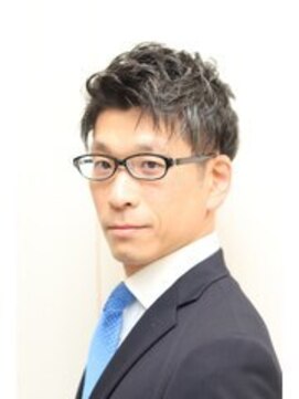 ヘアーアンドグルーミング ヨシザワインク(HAIR&GROOMING YOSHIZAWA Inc.) メンズビジネスショートアップバング眉毛カット