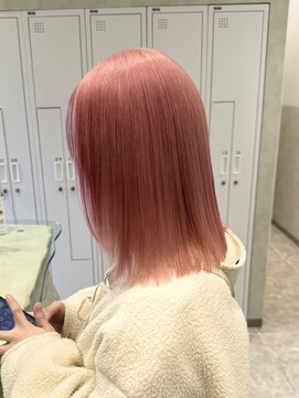 ルシティ(Le City) salmon pink 【ダブルカラー/ブリーチ/髪質改善】