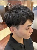 ツーブロックショートスタイル