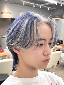 アイトーキョー 渋谷(AI TOKYO) デザインカラー/ホワイトブロンド/アンブレラカラー/ローライト