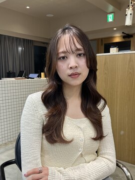 ケシキ 表参道 原宿(kesiki.) レイヤーカット/2wayバング/顔周りカット/透明感カラー