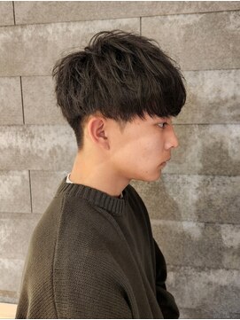 ニアウ 伊勢崎連取店(Niau) 刈り上げショートマッシュニュアンスパーマ