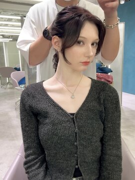 【juu./星ヶ丘】伸ばしかけ前髪センターパート