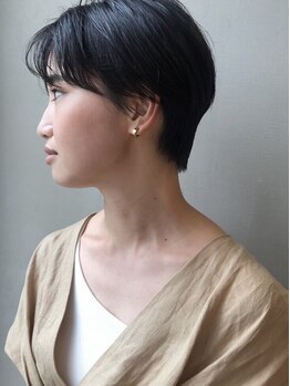 エレ 代々木公園(ere)の写真/【代々木公園駅★徒歩3分】髪質・骨格・クセを計算して自宅でも乾かすだけで再現性◎ショートスタイルに♪