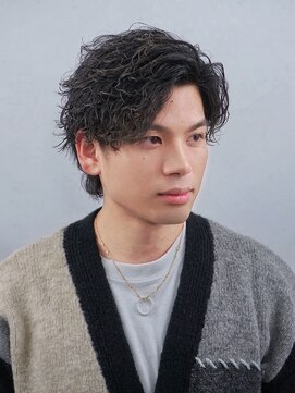 ヒロギンザ 新橋店(HIRO GINZA) リバースパーマ/ミディアムスタイル〈理容室〉