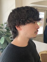 アミュレ ヘア サロン(Amule hair salon)&nbsp;メンズウルフスパイラルパーマ世田谷美容院パーマがうまい
