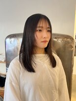 マカロニコースト(macaroni coast)&nbsp;前髪ありミディアムレイヤー顔周りレイヤー顔周りカット