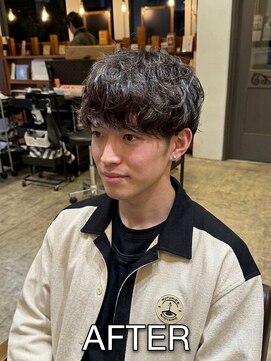 ジェットブラックキューサンロク(JET BLACK 936) 春のシャドウパーマ