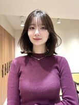 フィルムス 横浜(FILMS+) くびれレイヤー/オリーブベージュ/顔周り/シースルー/横浜+